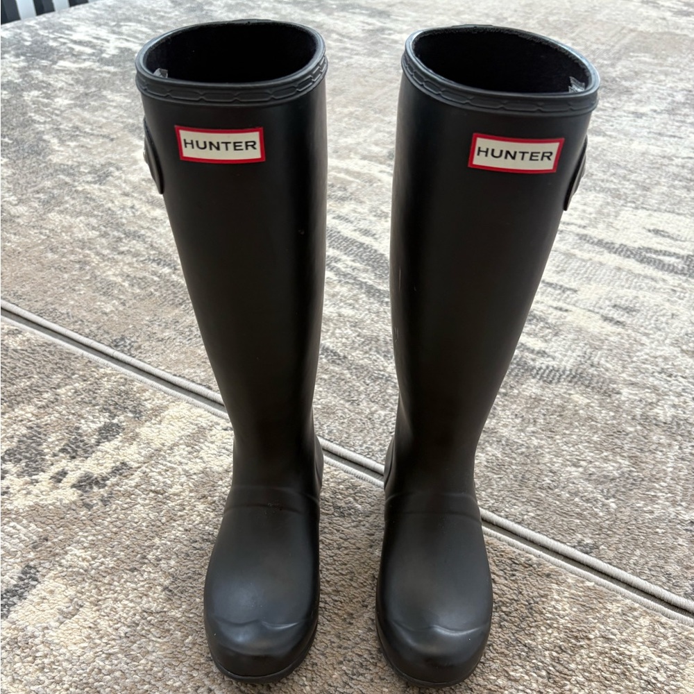 Women’s Hunter Classic Black Tall Boots